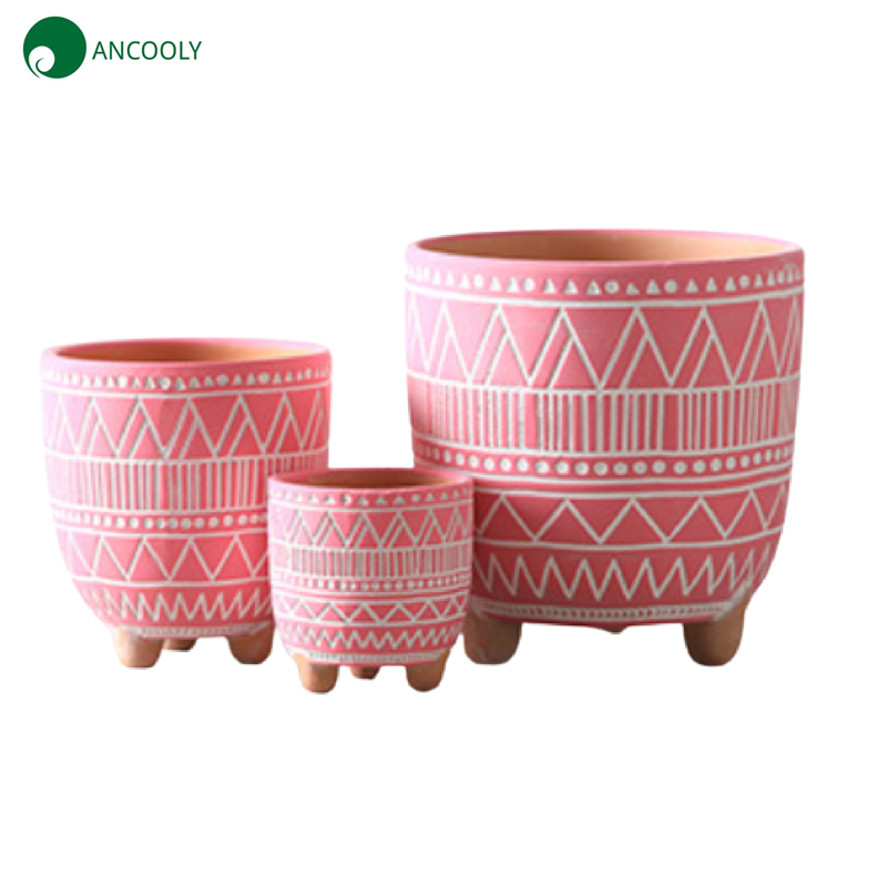 Clay Pot Set for Indoor and Outdoor